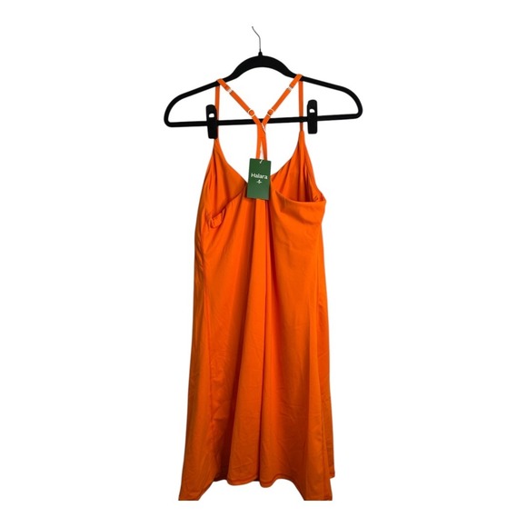Halara SoftlyZero Cut Out 2-in-1 Longer Active Dress XL NWT Orange - Picture 6 of 10